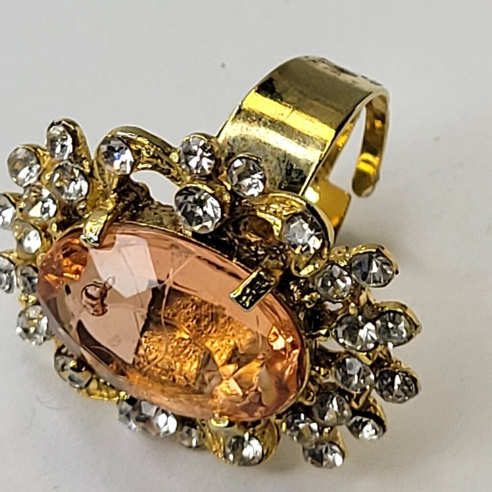 Crystal Fashion Adjustable Ring
